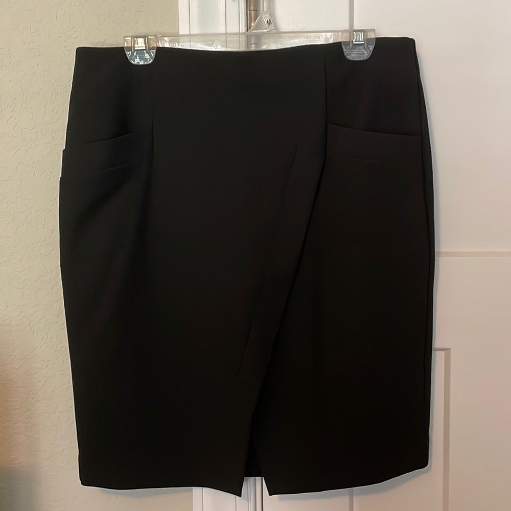 Black mini skirt